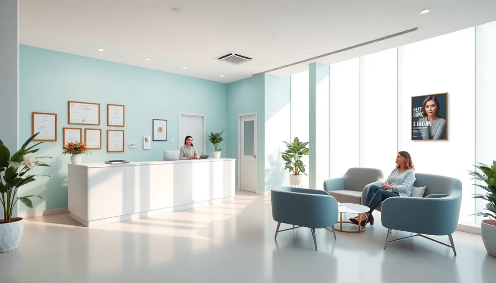 居心地の良い待合スペースと温かいスタッフがいる美容整形クリニックの内観。美容整形クリニックおすすめ口コミ＆評判情報を紹介。
