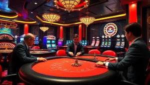 Experience thrilling gameplay at alo789 with professional gamblers at poker and roulette tables.
