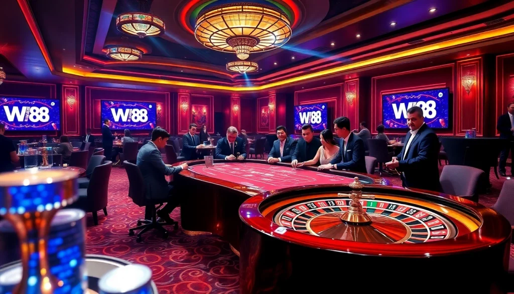 Experience the excitement of online betting with ww 88, showcasing vibrant casino action and thrilling gameplay.