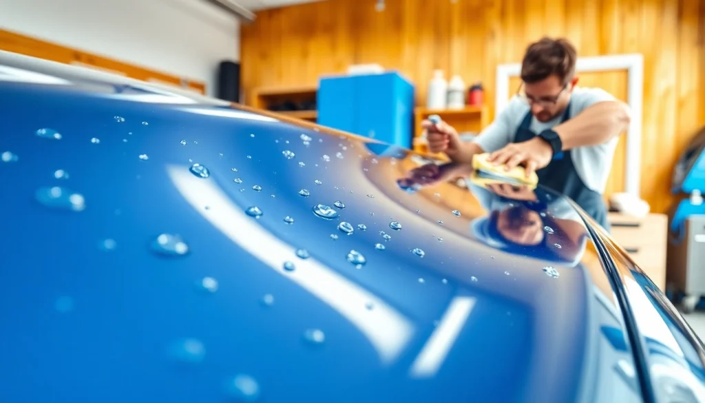 Experience the best car detailing Chattanooga TN with expert techniques and outstanding results in a bright garage setting.