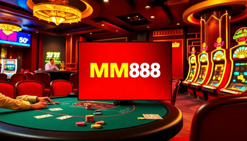 Experience the thrilling atmosphere of MM88 with engaging casino games and vibrant player interaction.