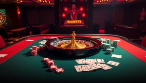 Experience S8 winning strategies at a luxurious casino table with vibrant poker chips and cards.