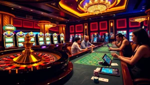 Experience luxury gaming at https://mm88.today/ with vibrant roulette and engaging casino players.