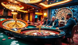 Experience thrilling casino action at gg88bz with vibrant tables and excited players.