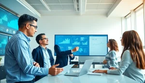 Consulenza ai con esperti in un ambiente moderno e collaborativo.