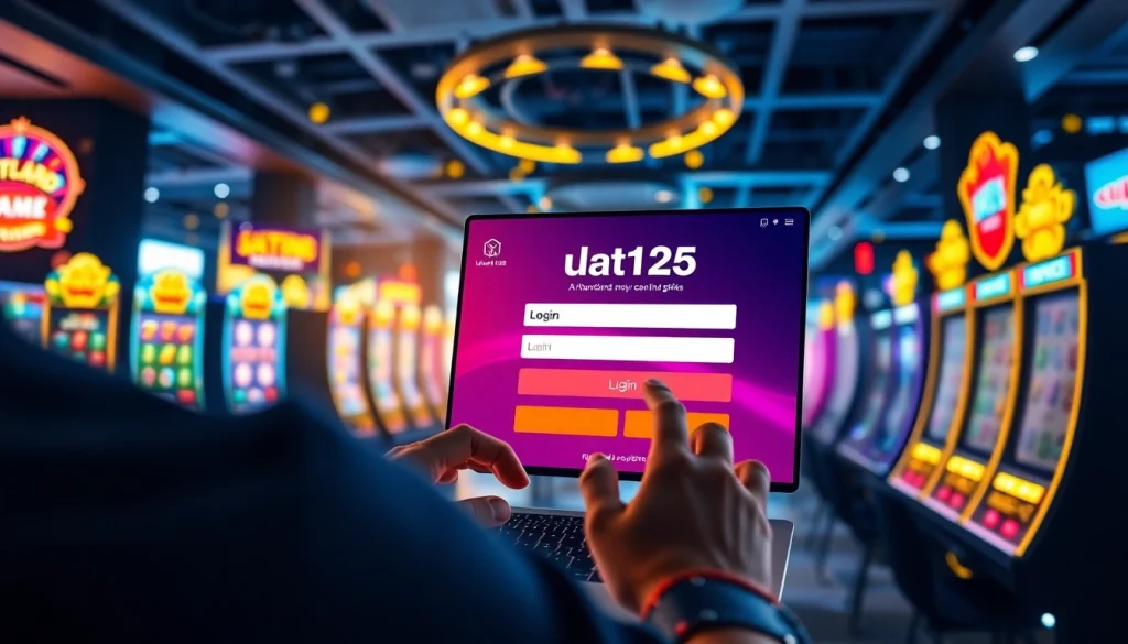 Engaging ulat123 login experience featuring vibrant online slot games and user-friendly interface.