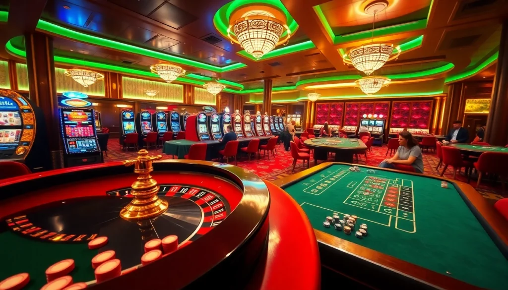 Players enjoying various casino games at https://ww88.review/, showcasing excitement and engagement in a vibrant atmosphere.