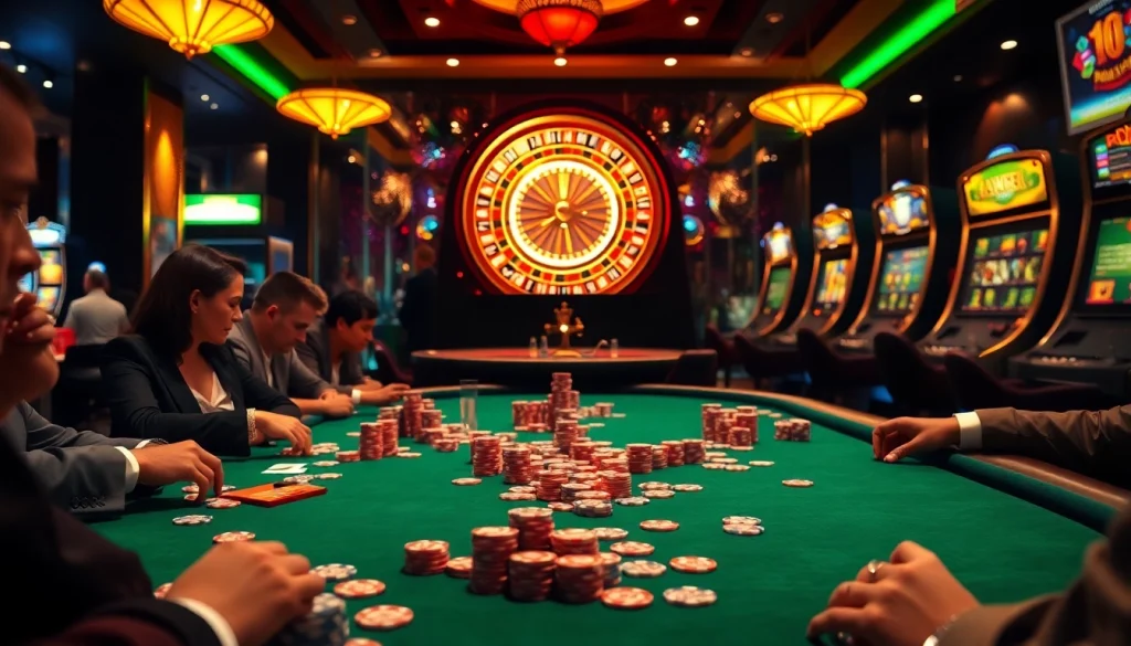 Experience high-stakes poker action in luxury at https://mmoo.de.com's casino.
