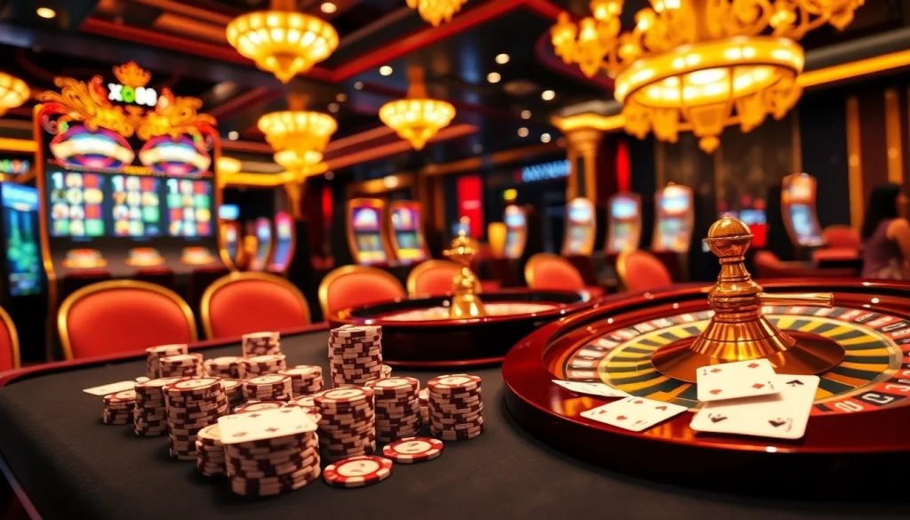 Experience the excitement at 'xo 88' casino table, complete with poker chips and playing cards.