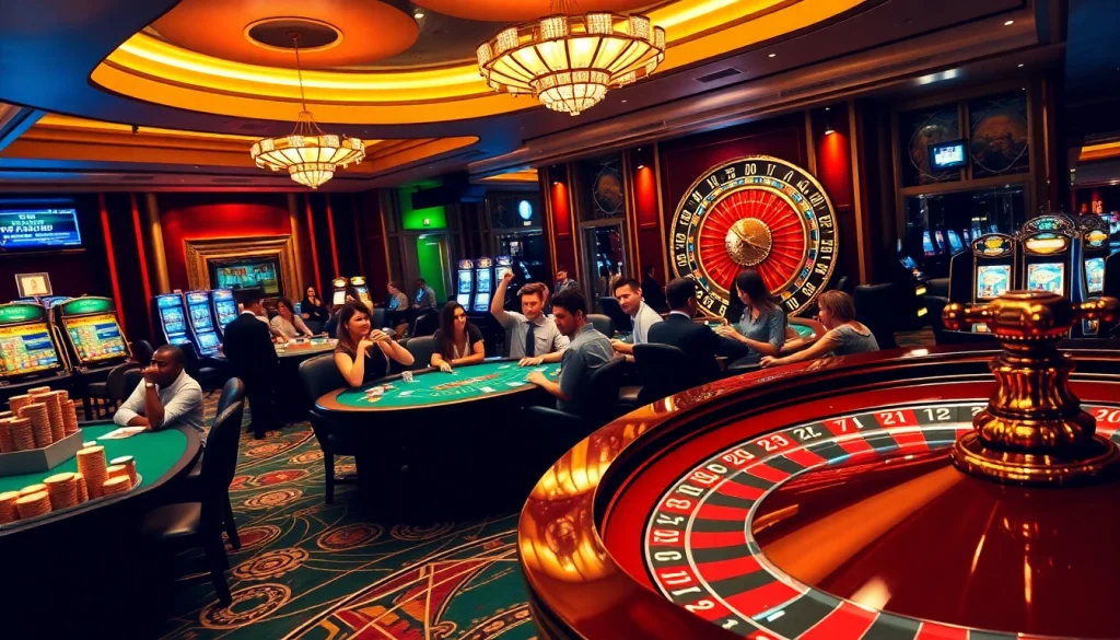 Experience thrilling gameplay at RR88 with vibrant casino tables and excitement.