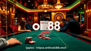 Engage in professional gaming action at https://ok88.tech/ with exciting poker and roulette gameplay.