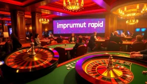 Betting on a vibrant table while considering an imprumut rapid for quick cash.