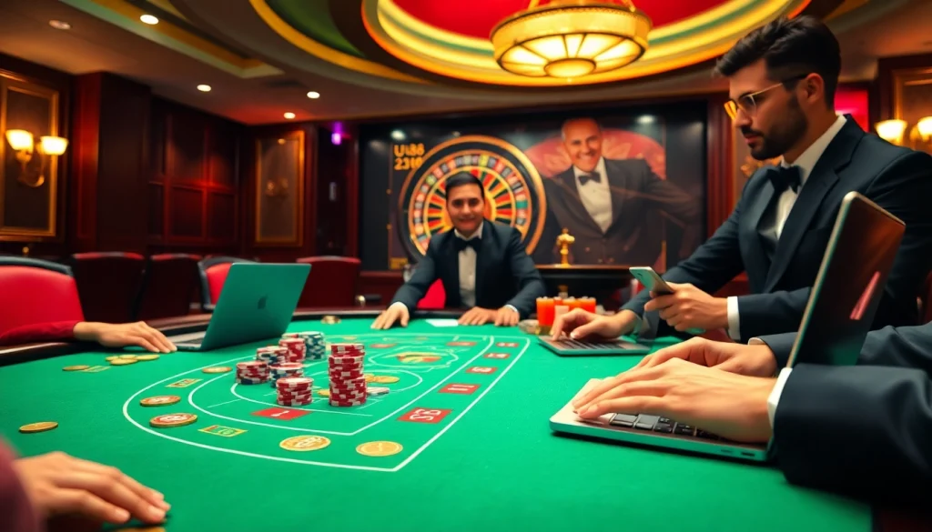 Experience exciting blackjack gameplay at uu88 with vibrant chips and online gambling interfaces.