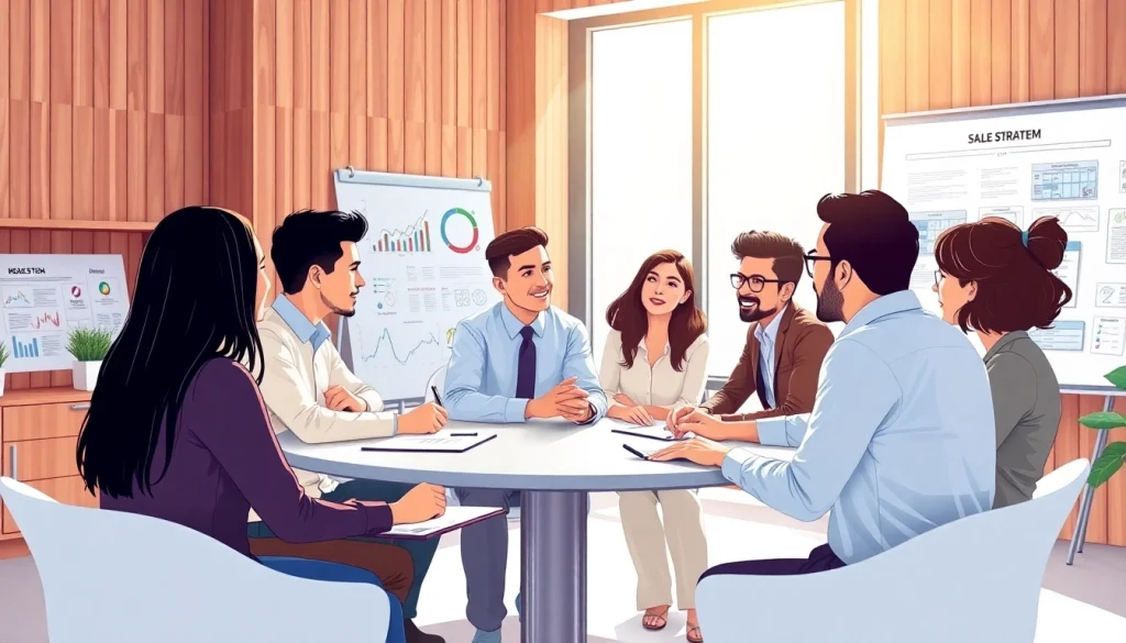 Hire salespeople during a vibrant and professional interview session in a modern office environment.