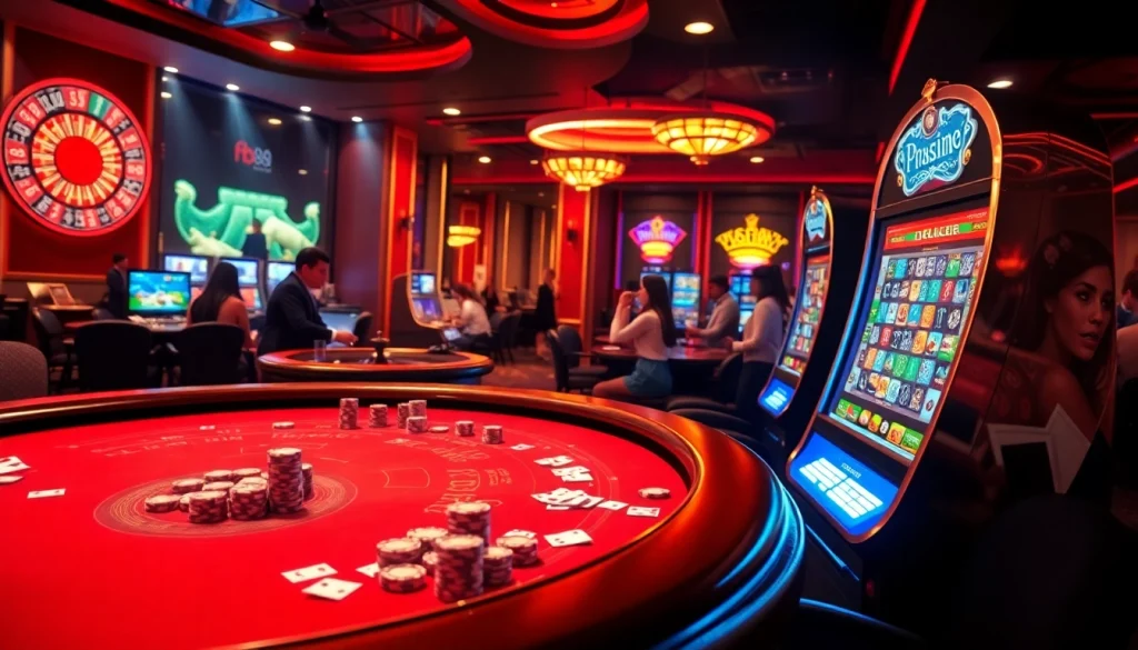 Experience the thrill of gambling at Fb88 with vibrant tables and exciting gameplay.