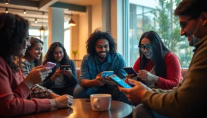 Learn how to find OnlyFans page from social media in a trendy café with friends.