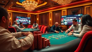 Experience live sports with thrilling poker games at https://vaoluoitv.it.com featuring professional gamblers in action.