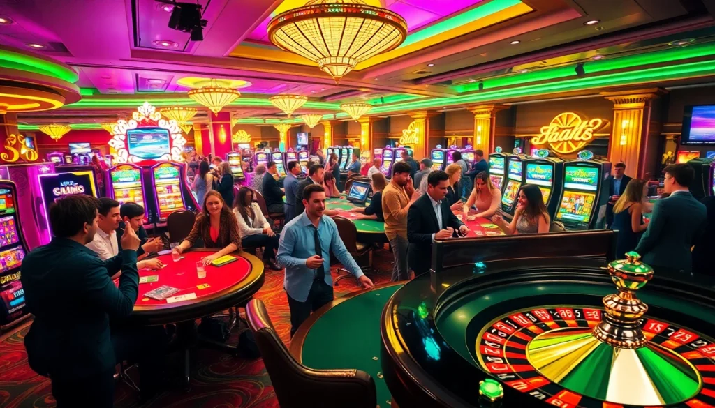 Experience the excitement of winning at 11win net's vibrant casino atmosphere.