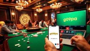 Experience thrilling gambling action at https://go99pa.com with players enjoying poker and roulette.