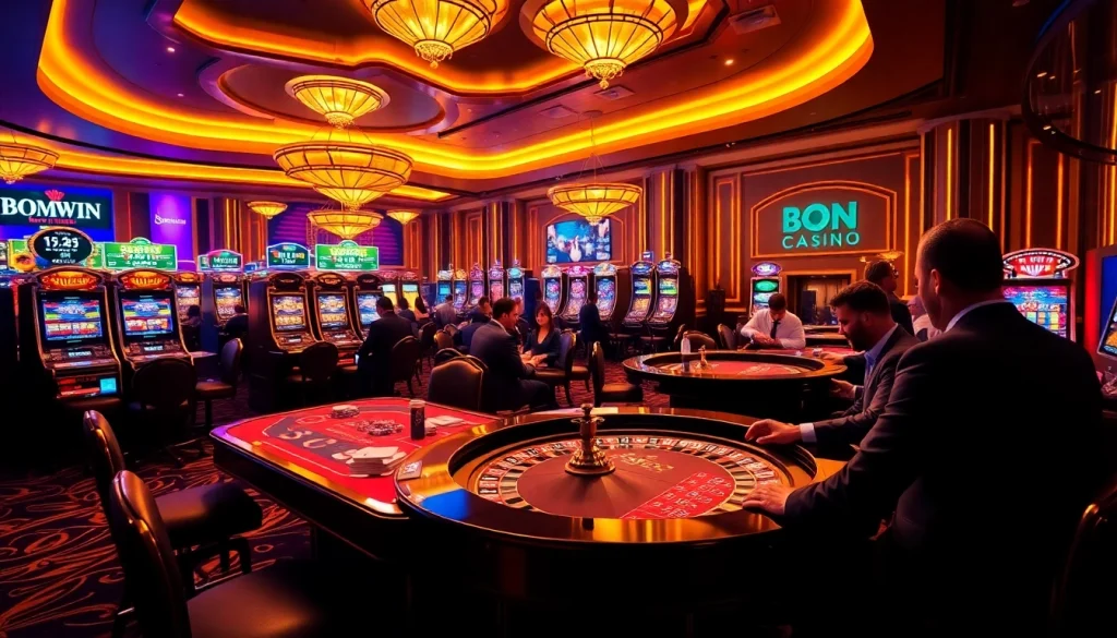 Win big at BOMWIN with exciting casino games and vibrant atmosphere.