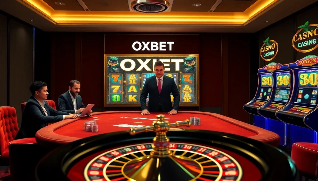 Engaging gameplay on https://oxbet.br.com/ with poker and slots, capturing the excitement of online betting.