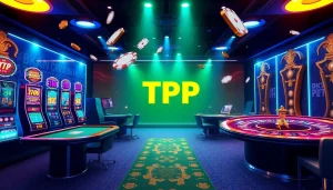 TPTP modern online betting platform featuring dynamic casino games and vibrant atmosphere.