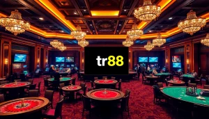 High-stakes players enjoy exciting games at TR88's luxurious casino floor.