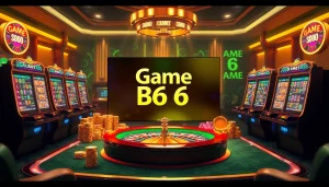 Engage with the thrilling Game B66 online casino experience featuring vibrant gaming elements.