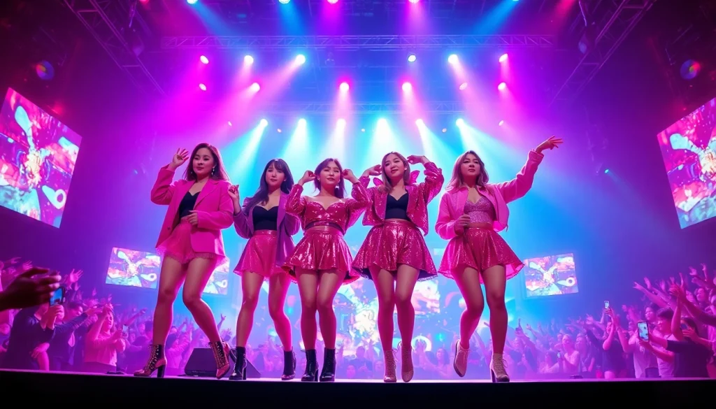 Catch the latest Blackpink news showcasing the group's electrifying performance during a concert.