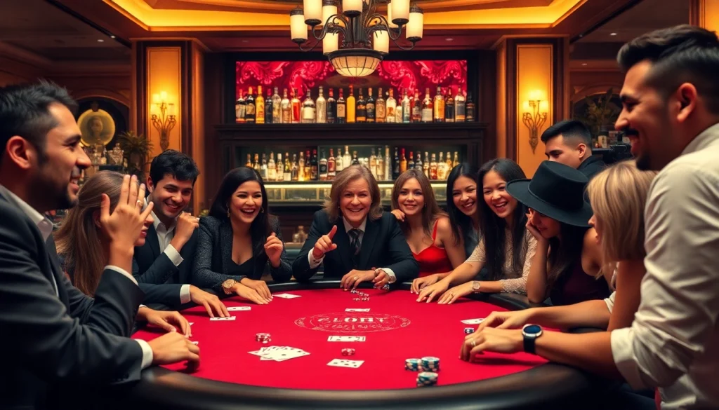 Experience thrilling gameplay at https://i9bet2h.club with dynamic poker action in an upscale setting.