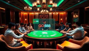Experience the thrill of online gambling at https://go88.fast/ with exciting poker action and luxurious ambiance.