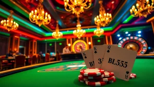 Experience captivating poker action at BL555 casino with thrilling casino games and professional gameplay.