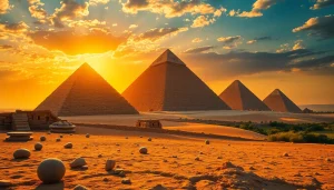 Explore the pyraminds of ancient Egypt, showcasing their majestic structures and historical richness.