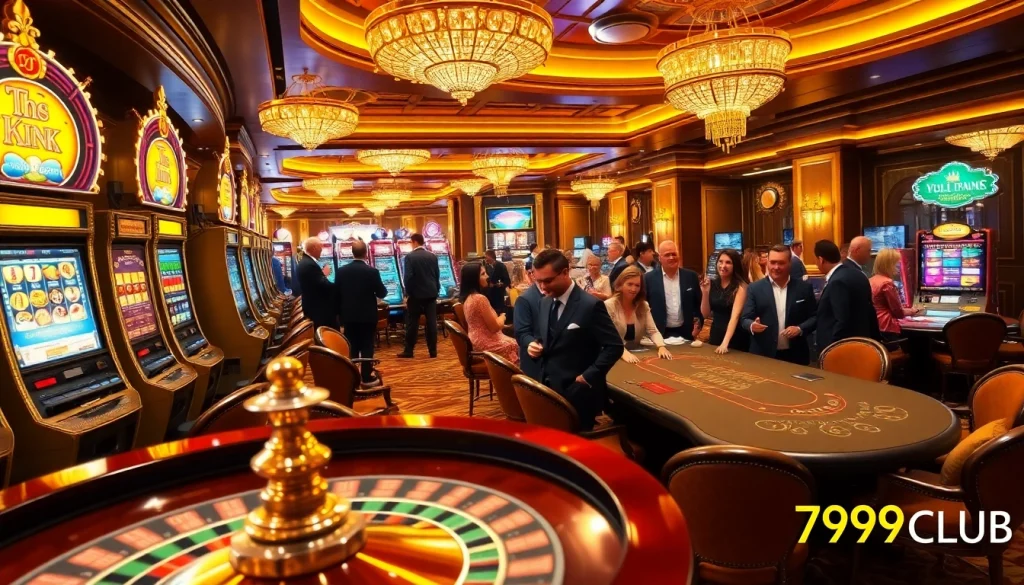 Experience the thrill of the casino atmosphere at 789CLUB with players enjoying dynamic table games.