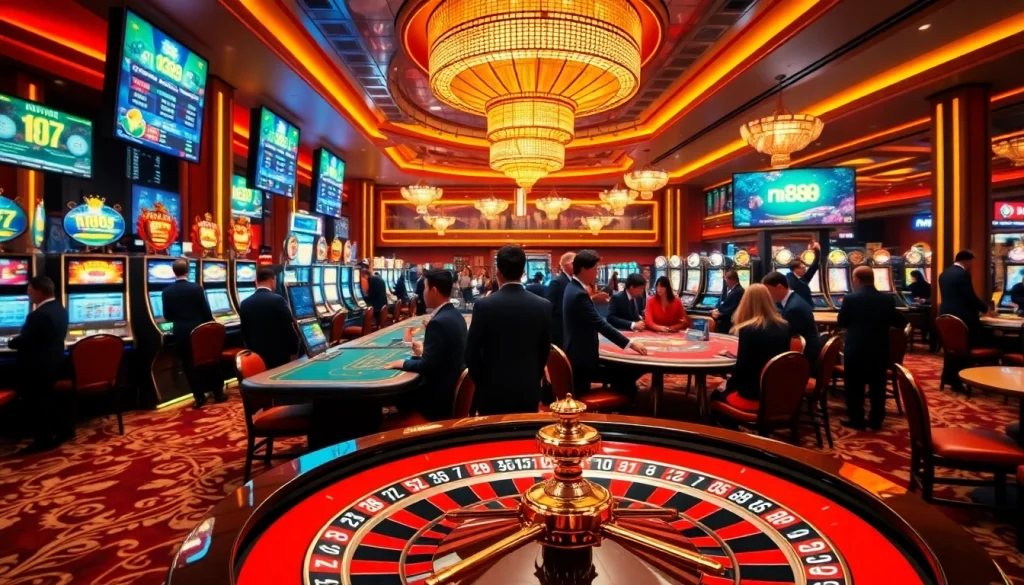 Experience the thrill of nh88 with vibrant casino gaming and engaging players.