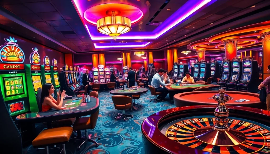 Experience the excitement at https://s8.boston/ with vibrant casino tables and engaged players.