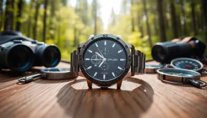 Track your adventures with the Explorer GPS Smart Watch featuring advanced navigation technology and sleek design.