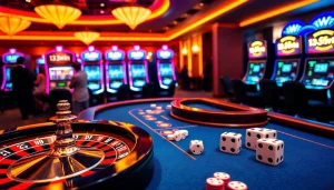 Experience the excitement of 13win with vibrant casino tables and thrilling games.