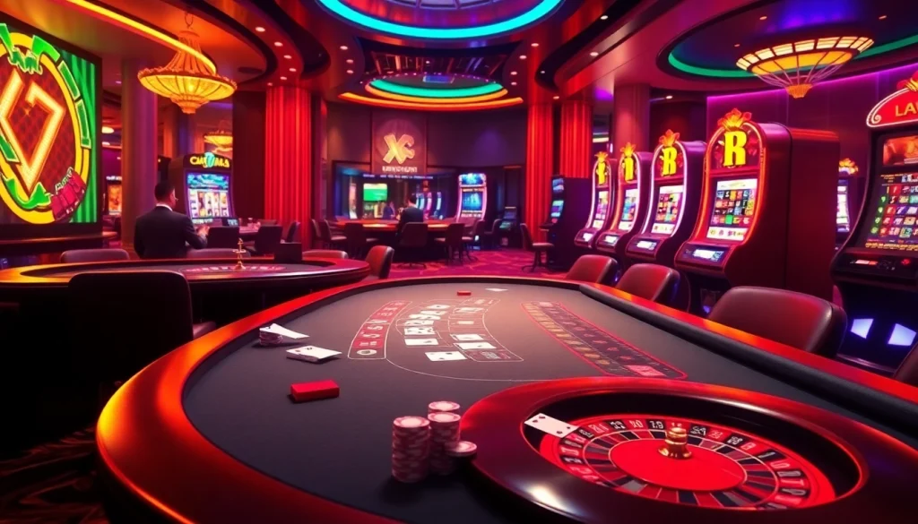 Experience thrilling gameplay at https://68vip.bio/ with vibrant online casino tables, poker chips, and luxurious virtual settings.