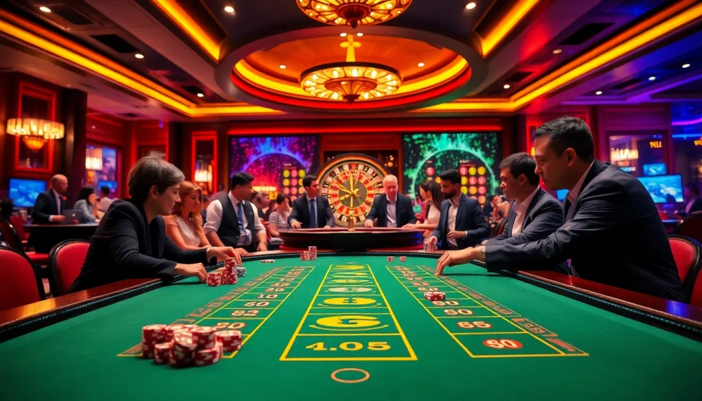 Experience of 123ga đá gà with engaging gamblers at a luxurious live betting arena.