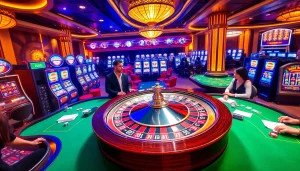Experience thrilling gameplay at https://88vv.fans/ with poker chips and a spinning roulette wheel.