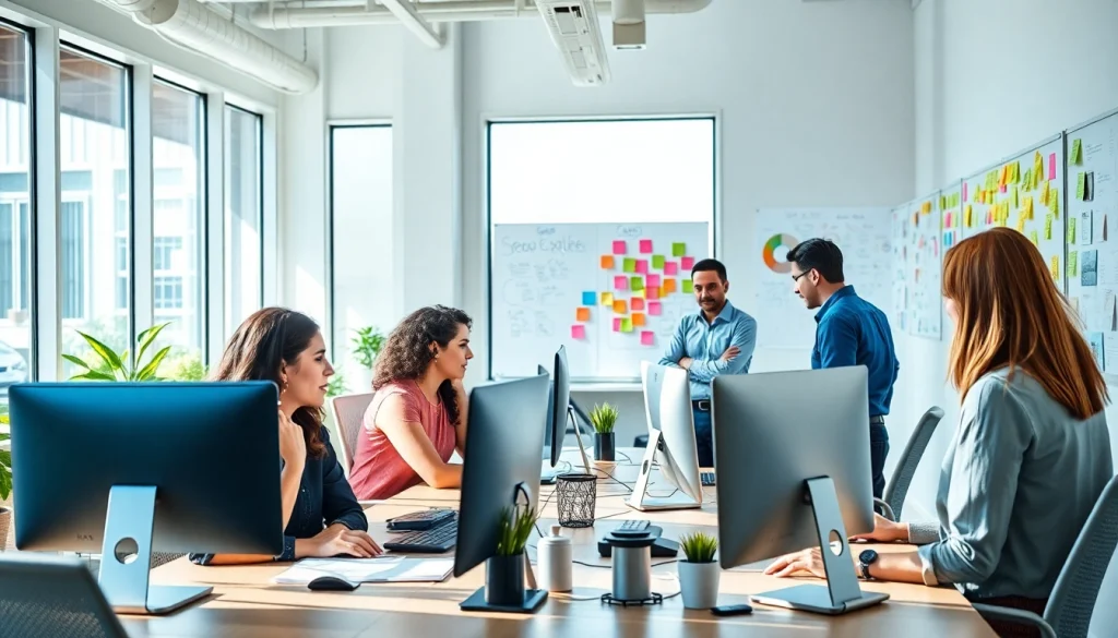 Agentur Suchmaschinenoptimierung optimiert SEO-Strategien in modernem Büro.