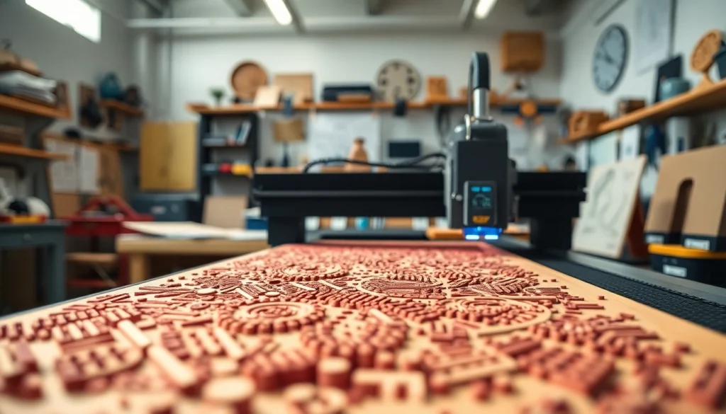 Creating a dxf file for laser cutting in a vibrant workshop environment.