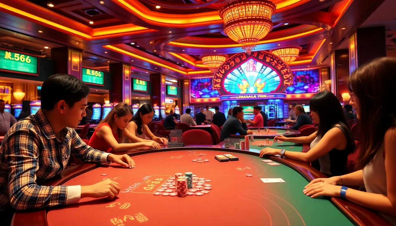 Mengunjungi lemacau casino dengan kesan suasana yang meriah dan permainan yang menarik.
