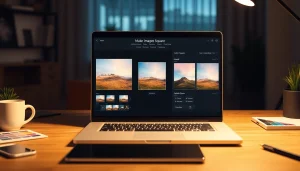 Make image square with an intuitive online tool for photo editing featuring blurred backgrounds.
