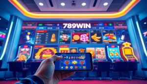 Interactive gaming experience on 789WIN platform featuring sports, casino, and slots.
