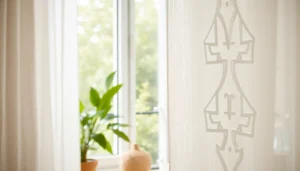 Vista de mosquiteras modernas en un ambiente acogedor y elegante, optimizando el espacio.