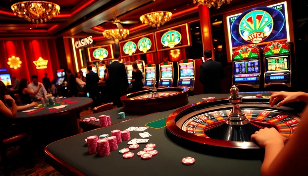 Découvrez l'excitation du casino en ligne avec des tables de poker vibrantes et des machines à sous dynamiques.
