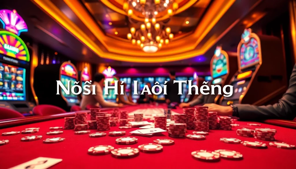 Nổ Hũ Đổi Thưởng brings thrilling slot machine action and vibrant casino excitement to life.