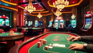Experience the excitement of gaming at https://68vip.sh/ with poker tables and slot machines.